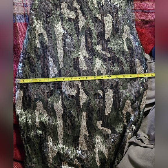ZARA Camo Sequin Dress - Picture 14 of 15